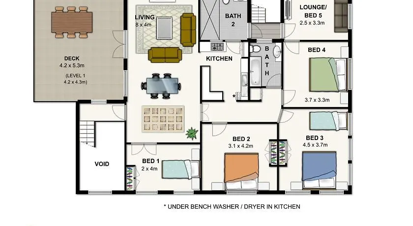 בריסביין Carrington Manor - 5Br Apartment 0*,  אוסטרליה